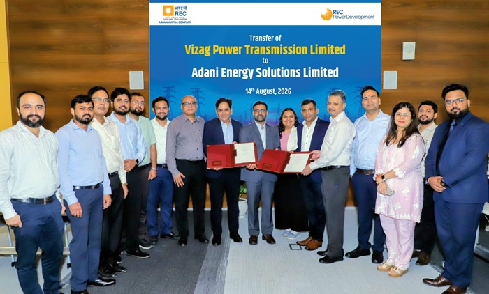 RECPDCL hands over Vizag Power Transmission Ltd to Adani Energy Solutions Ltd